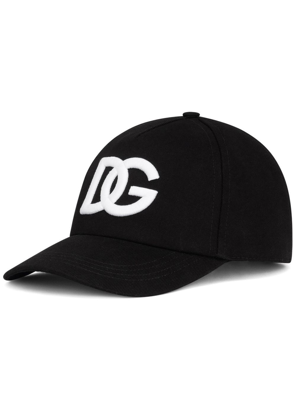 Dolce & Gabbana logo-embroidered baseball cap - Black von Dolce & Gabbana