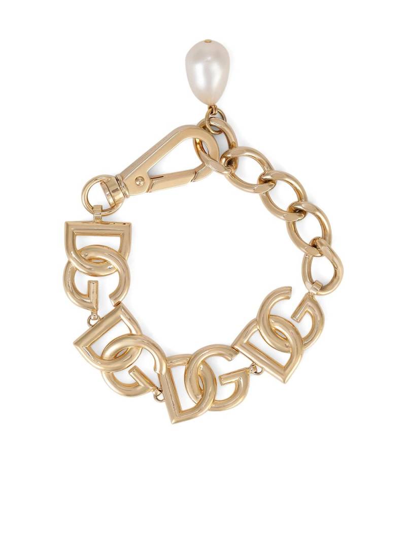 Dolce & Gabbana DG-logo chain-link bracelet - Gold von Dolce & Gabbana