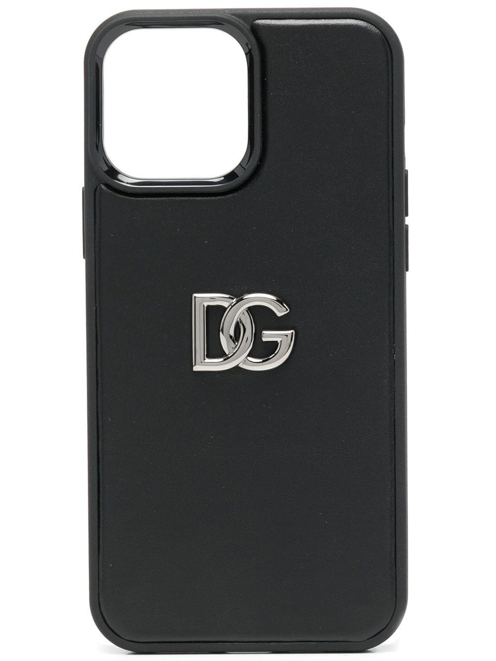 Dolce & Gabbana logo-plaque iPhone 13 Pro Max case - Black von Dolce & Gabbana