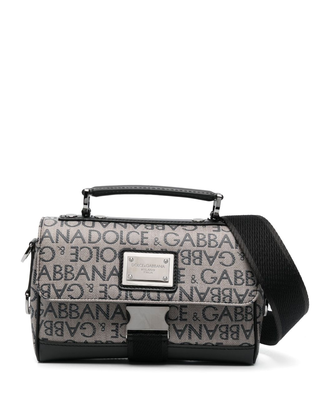 Dolce & Gabbana logo-print messenger bag - Brown von Dolce & Gabbana
