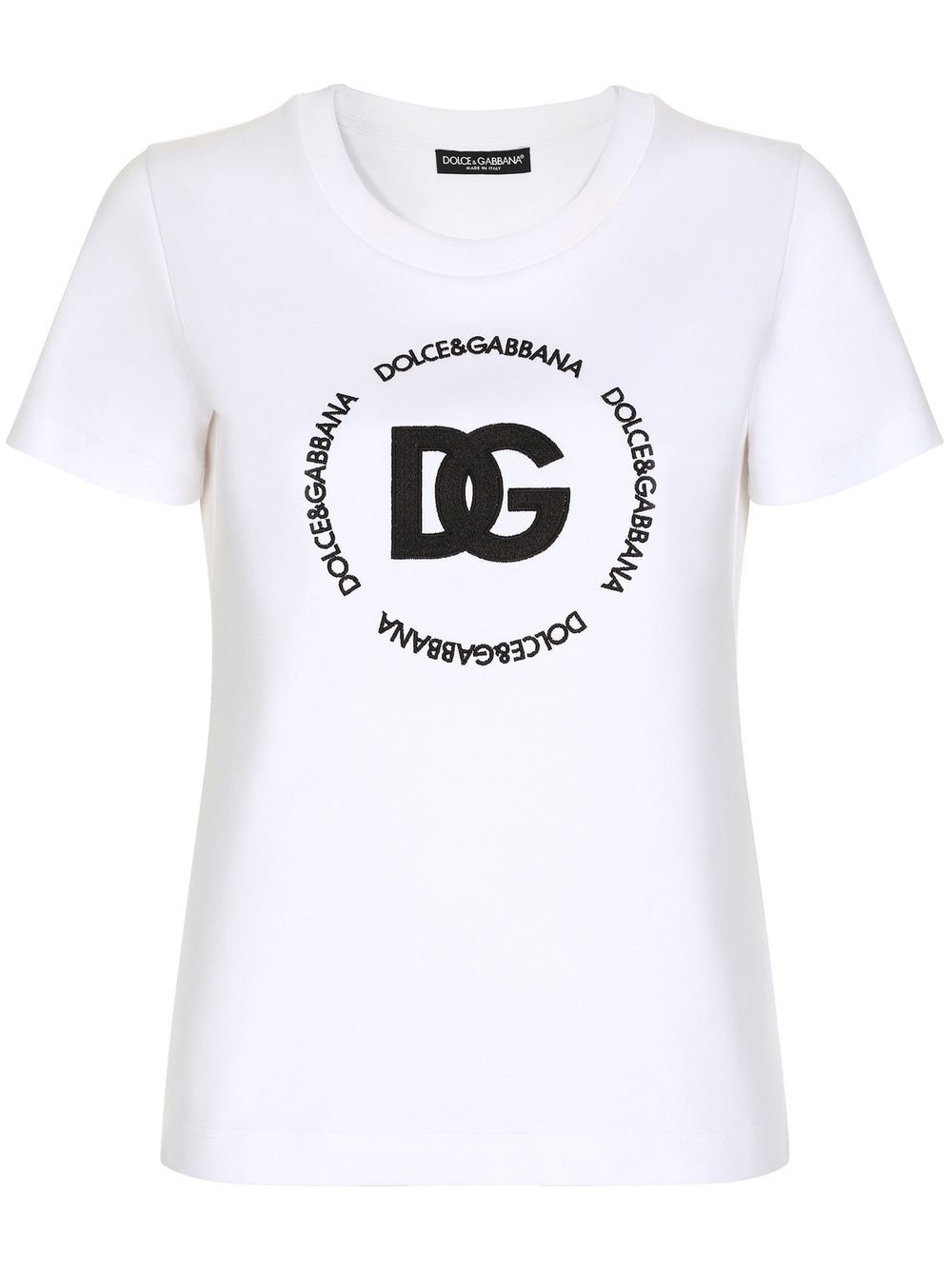 Dolce & Gabbana Interlock DG-logo T-shirt - White von Dolce & Gabbana