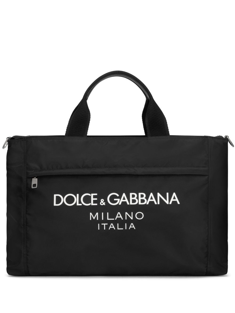 Dolce & Gabbana raised-logo holdall - Black von Dolce & Gabbana
