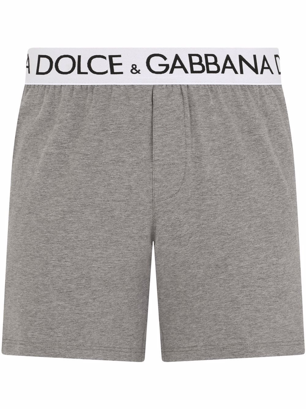 Dolce & Gabbana logo-waistband boxer shorts - Grey von Dolce & Gabbana