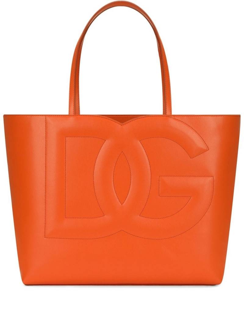 Dolce & Gabbana medium DG Logo tote bag - Orange von Dolce & Gabbana