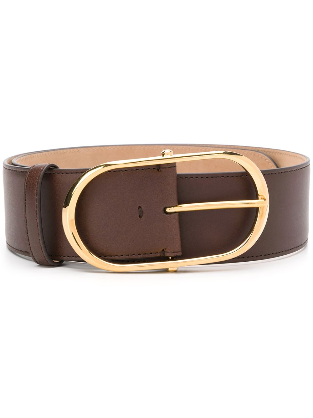 Dolce & Gabbana oval buckle belt - Brown von Dolce & Gabbana