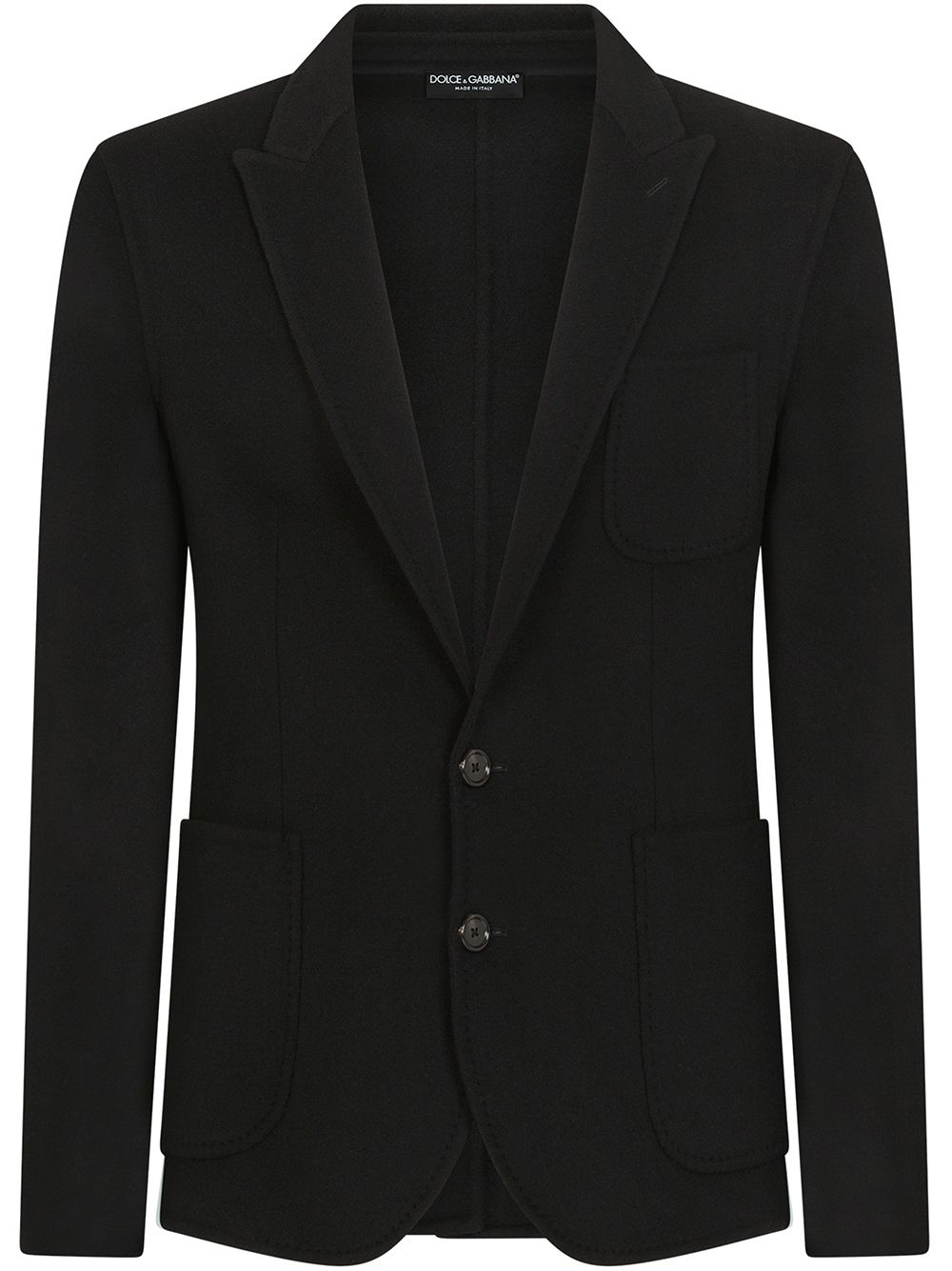 Dolce & Gabbana double-breasted cashmere blazer - Black von Dolce & Gabbana