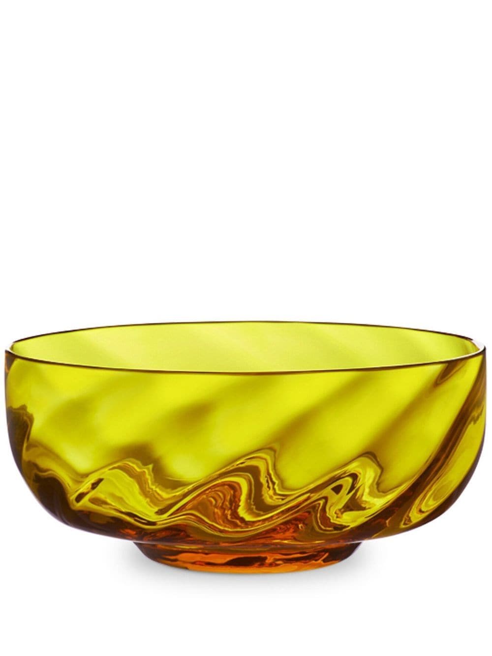 Dolce & Gabbana Murano glass ice-cream bowls (set of 2) - Yellow von Dolce & Gabbana