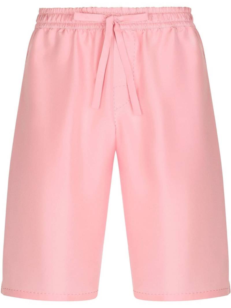 Dolce & Gabbana silk track shorts - Pink von Dolce & Gabbana