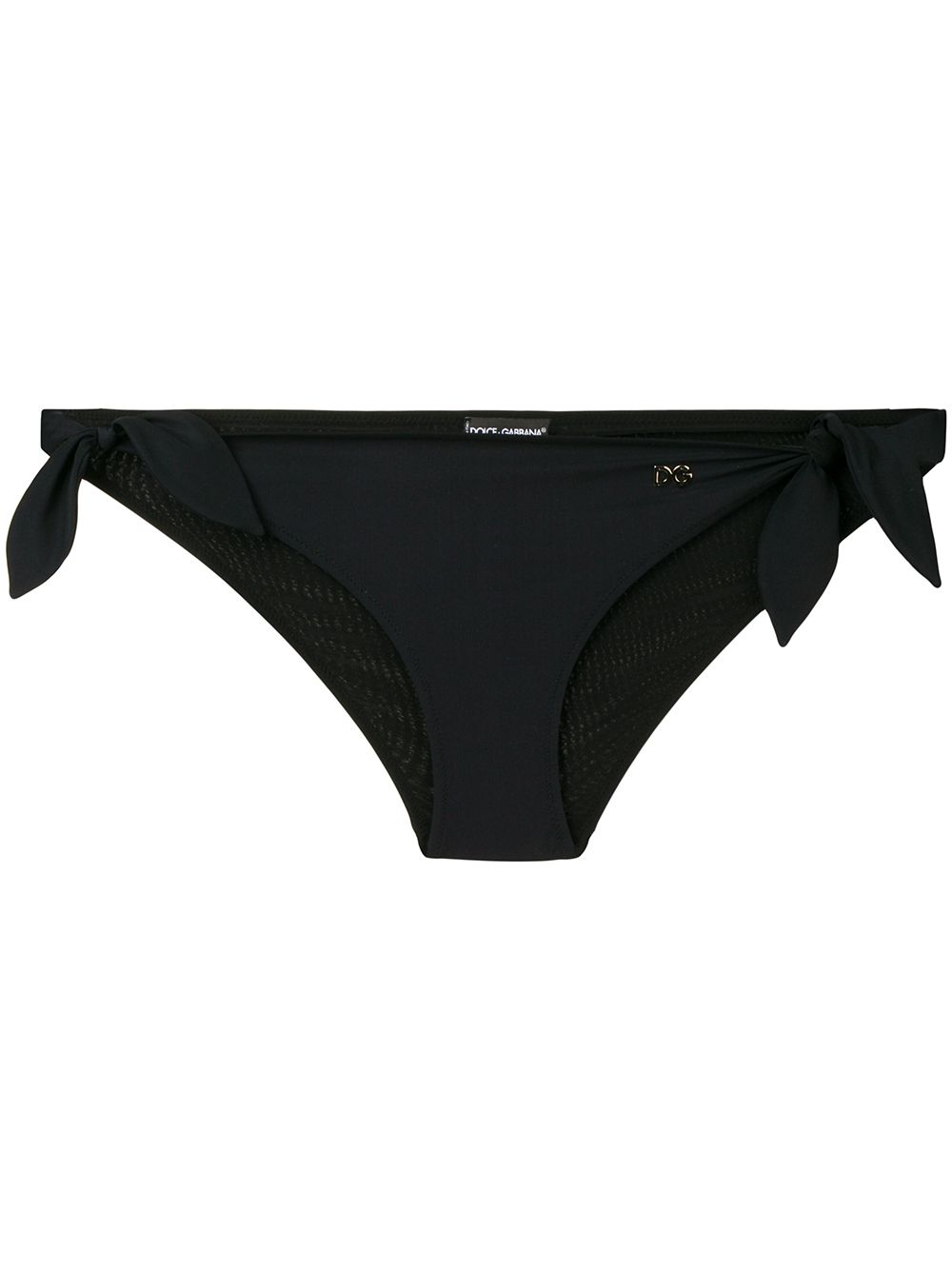 Dolce & Gabbana side-tie bikini bottoms - Black von Dolce & Gabbana