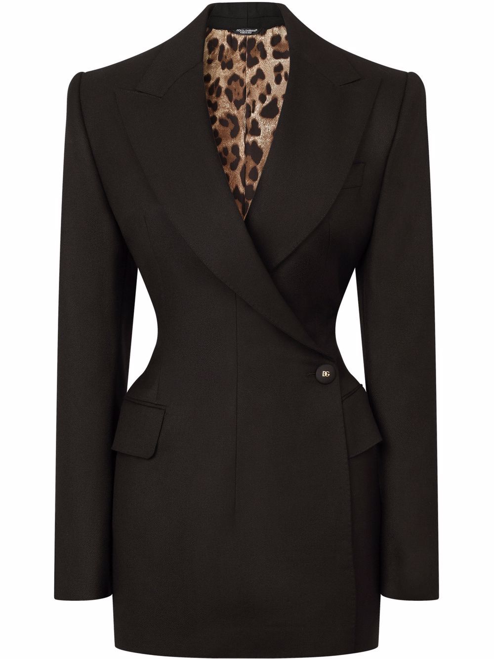 Dolce & Gabbana double-breasted wool blazer - Black von Dolce & Gabbana