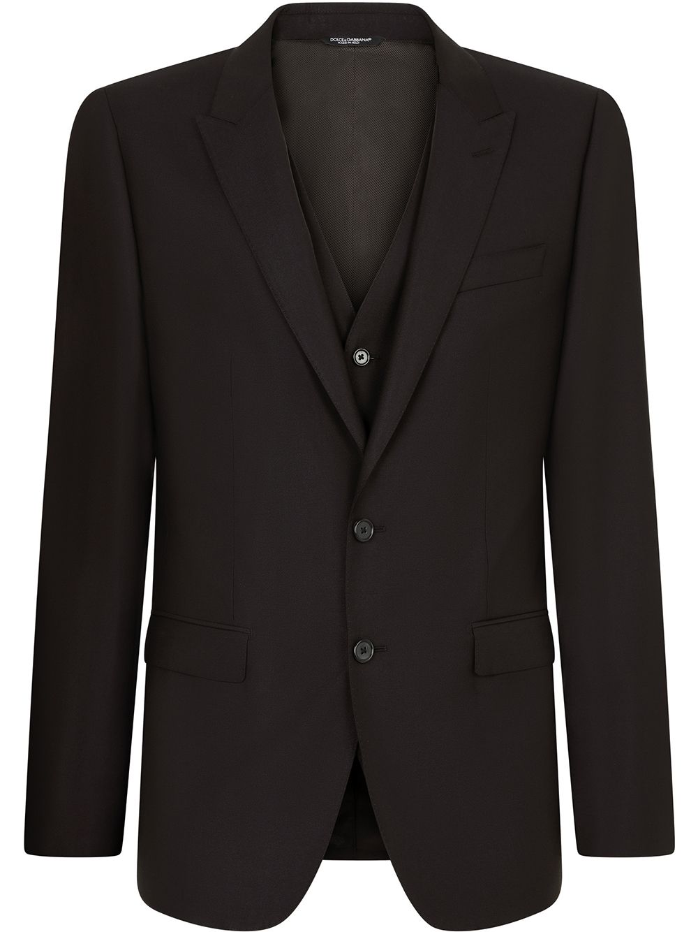 Dolce & Gabbana Martini-fit wool-silk tuxedo suit - Blue von Dolce & Gabbana