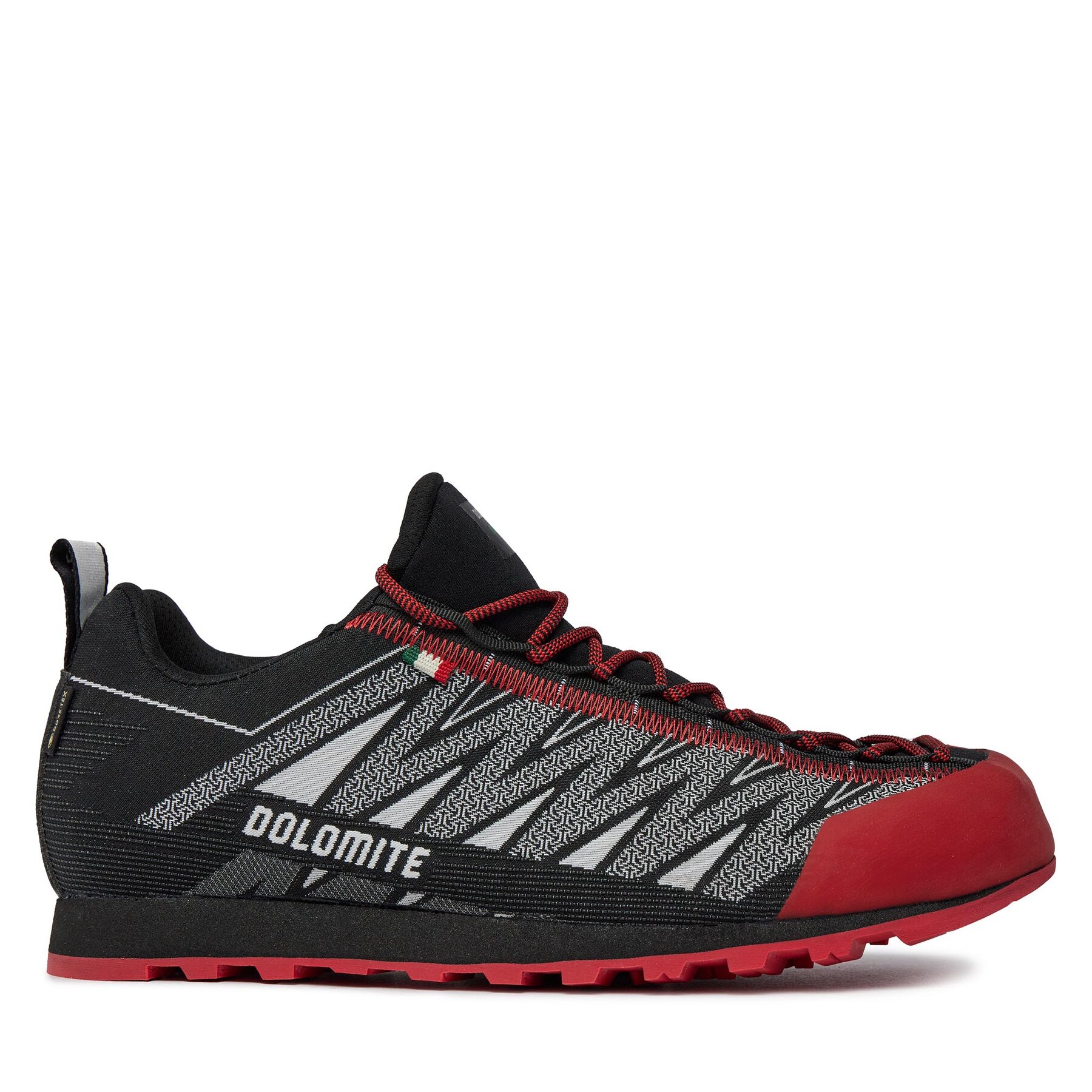 Trekkingschuhe Dolomite Velocissima GTX Pewter Close Fit GORE-TEX 280411 Grey/Fiery Red von Dolomite