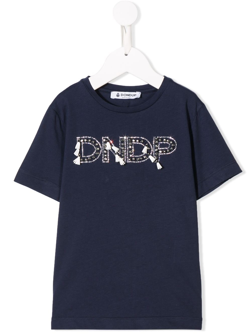 DONDUP KIDS embellished logo T-shirt - Blue von DONDUP KIDS