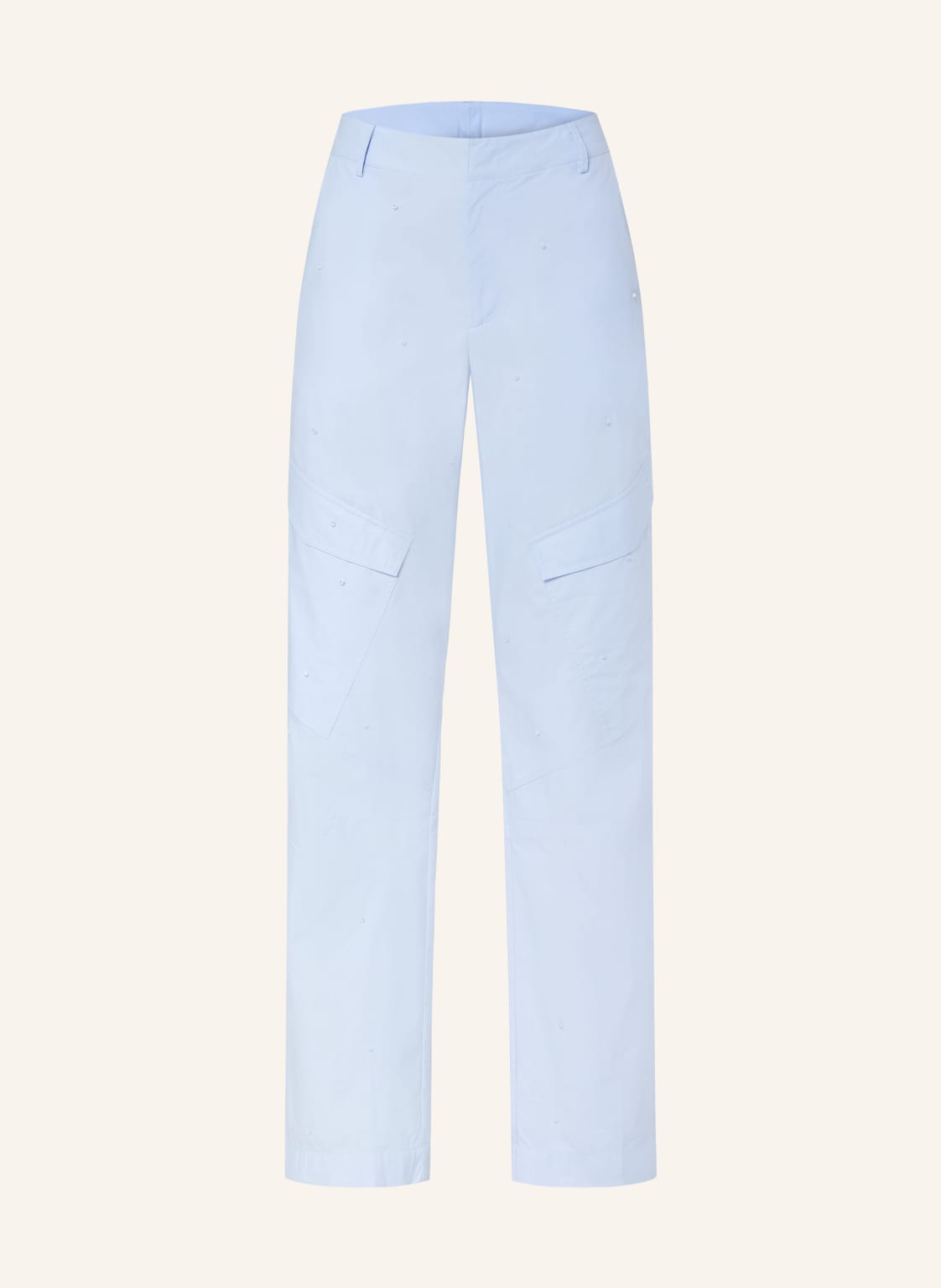 Dondup Cargohose Camilla Mit Schmuckperlen blau von Dondup