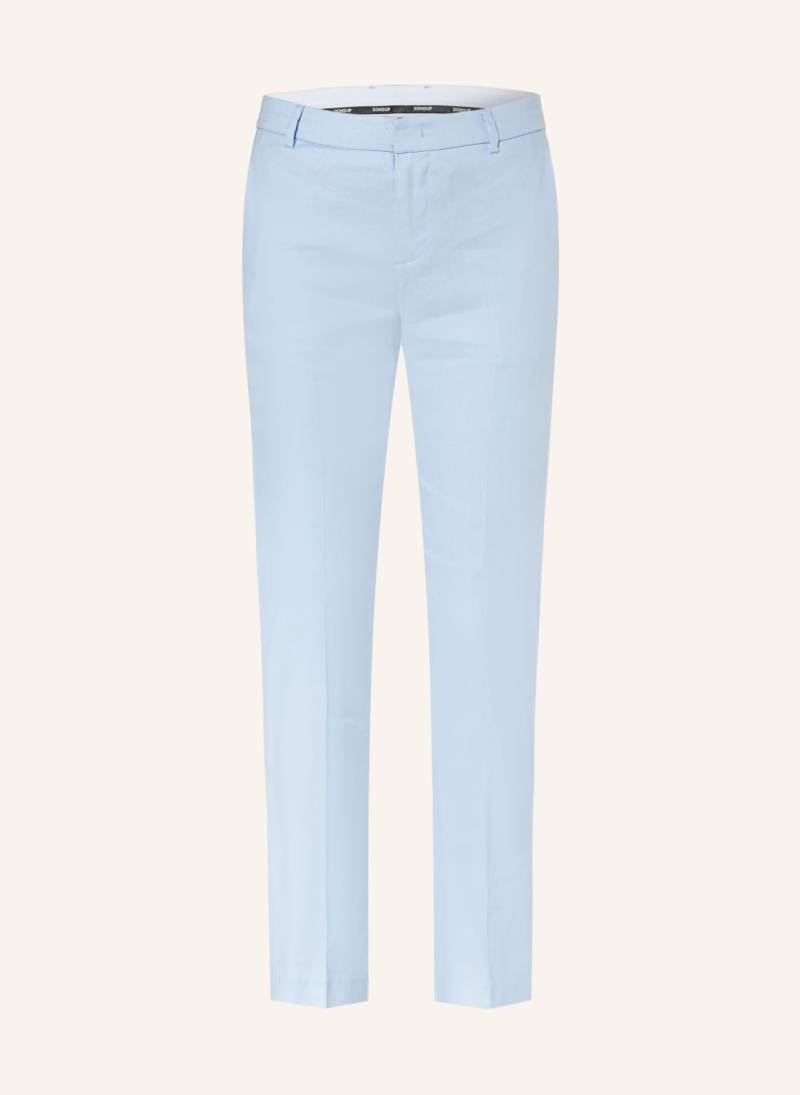 Dondup Hose Kasya Mit Leinen blau von Dondup