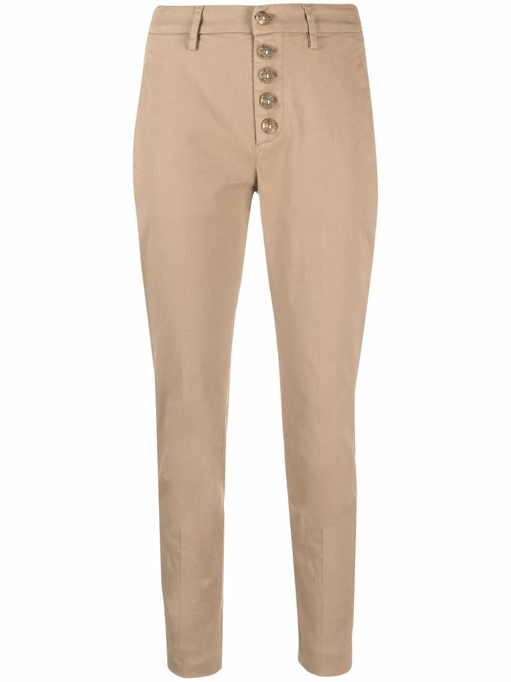 DONDUP cropped skinny-fit trousers - Neutrals von DONDUP