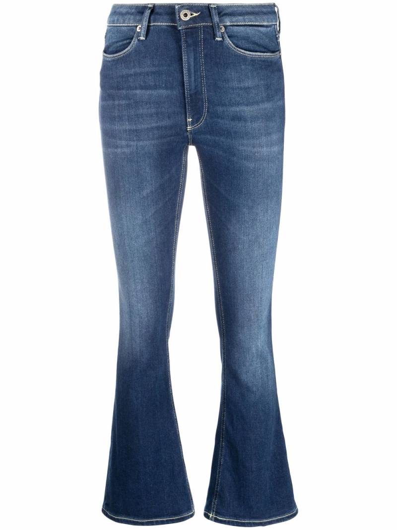 DONDUP flared cropped jeans - Blue von DONDUP