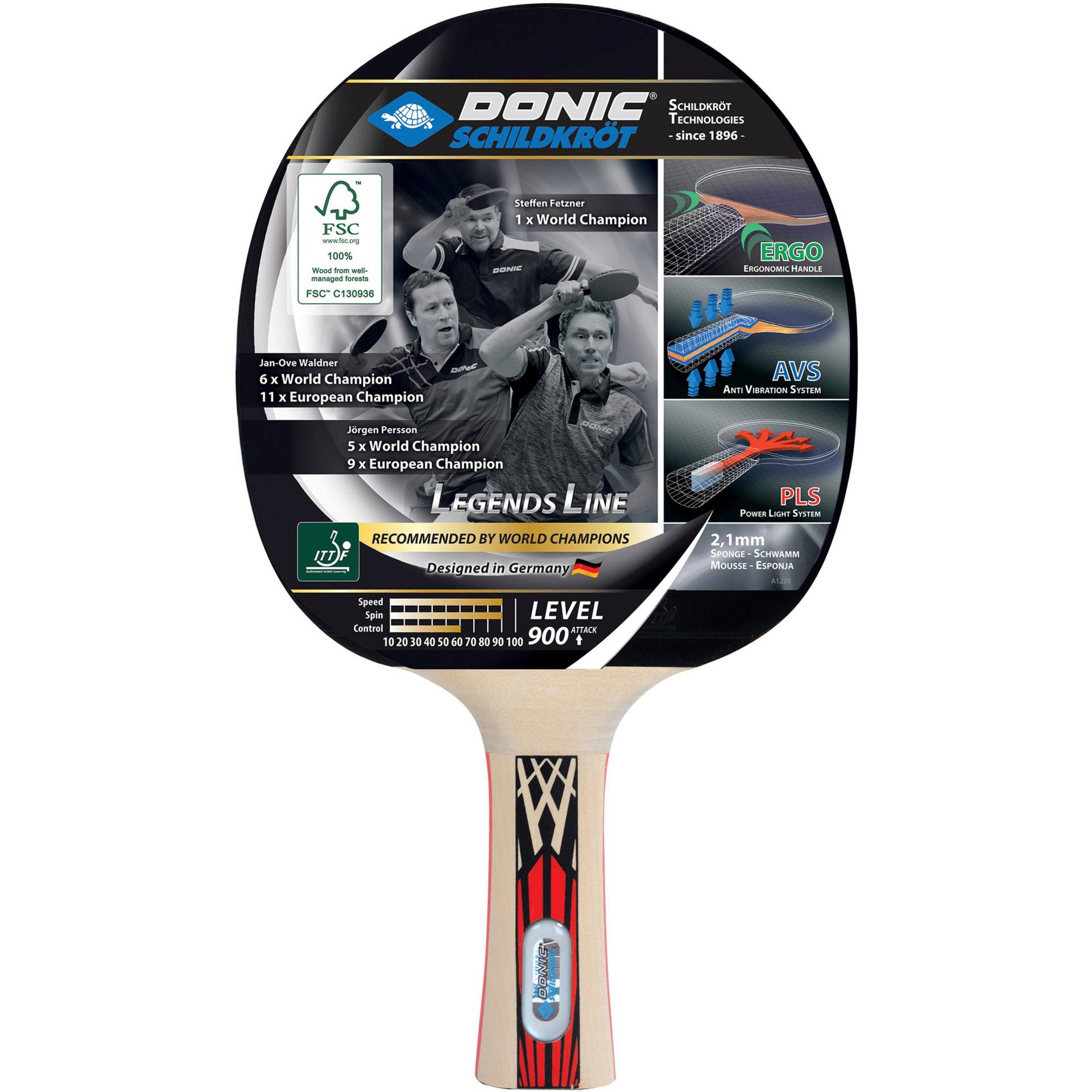Donic-Schildkröt Legends 900 Tischtennisschläger Donic-Schildkröt Legends 900 Tischtennisschläger von Donic-Schildkröt