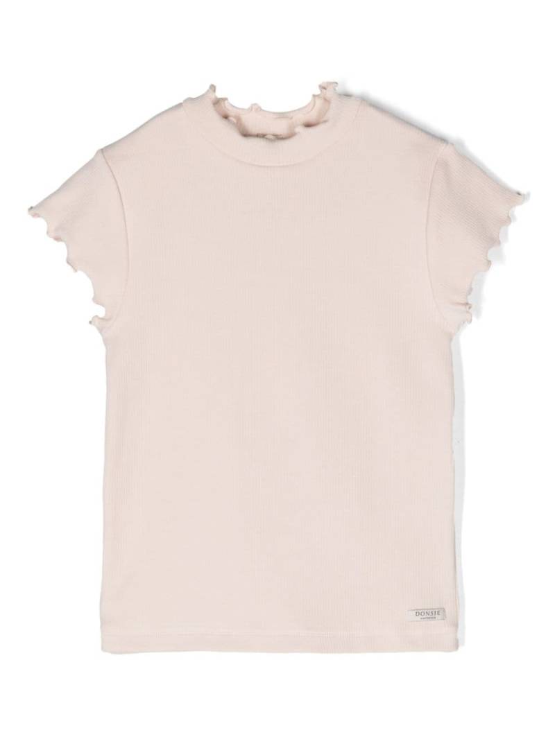 Donsje Aurore fine-ribbed T-shirt - Pink von Donsje