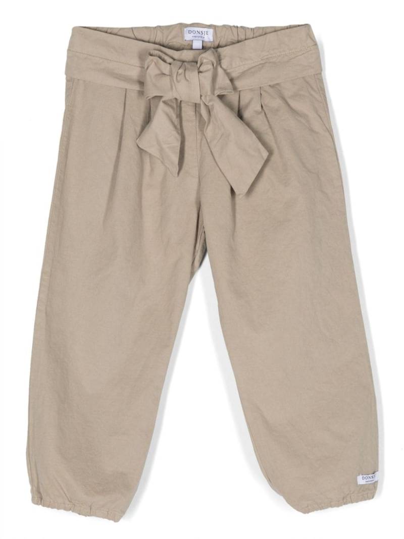 Donsje Viva bow-detail trousers - Neutrals von Donsje