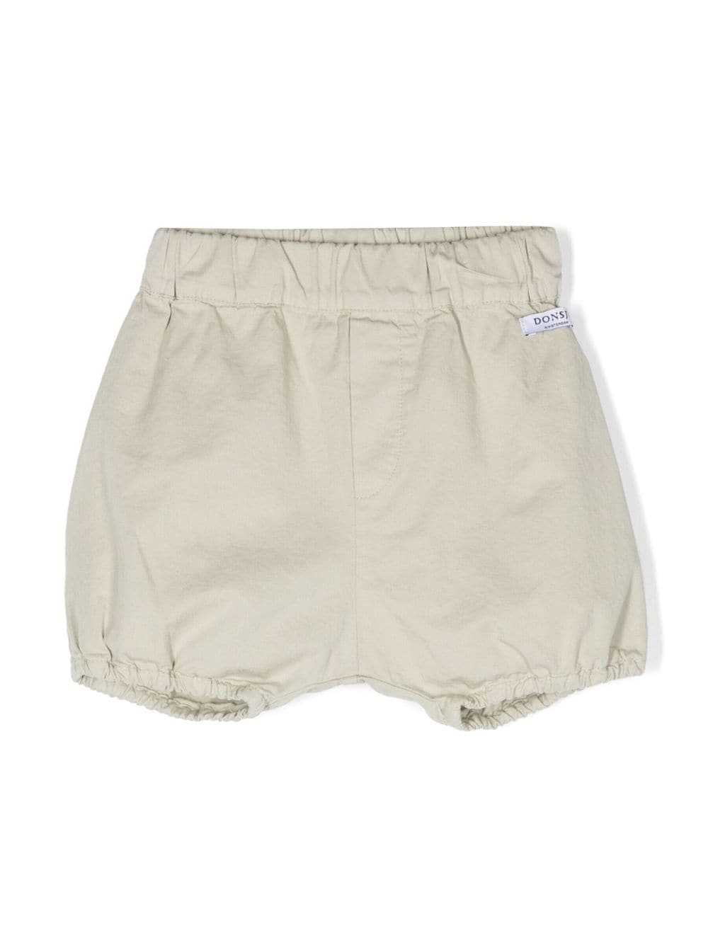 Donsje logo-patch organic-cotton shorts - Neutrals von Donsje