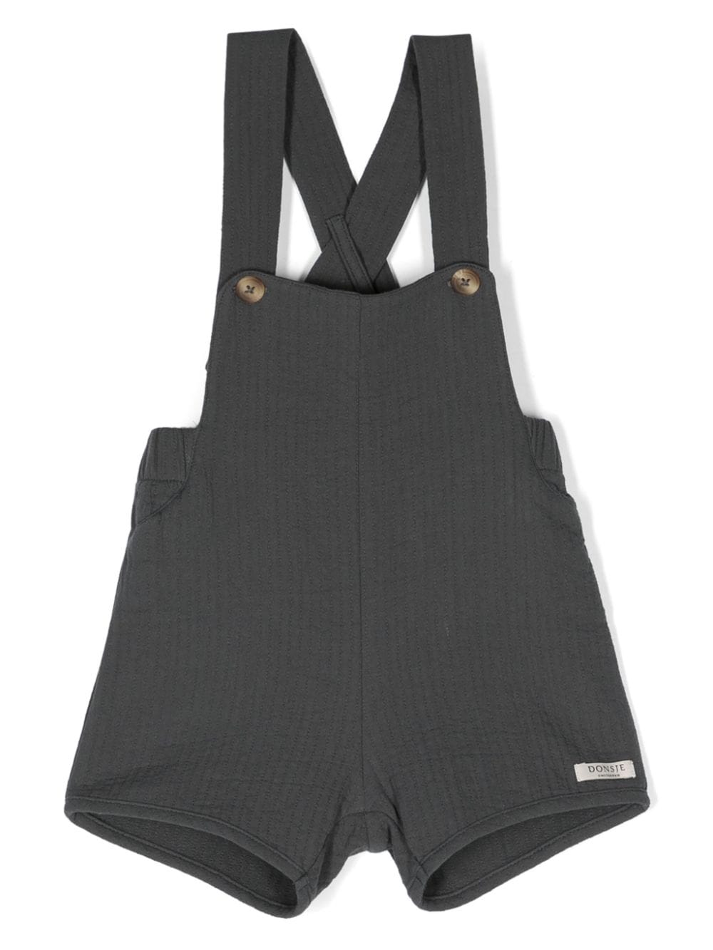 Donsje quilted cotton dungarees - Grey von Donsje