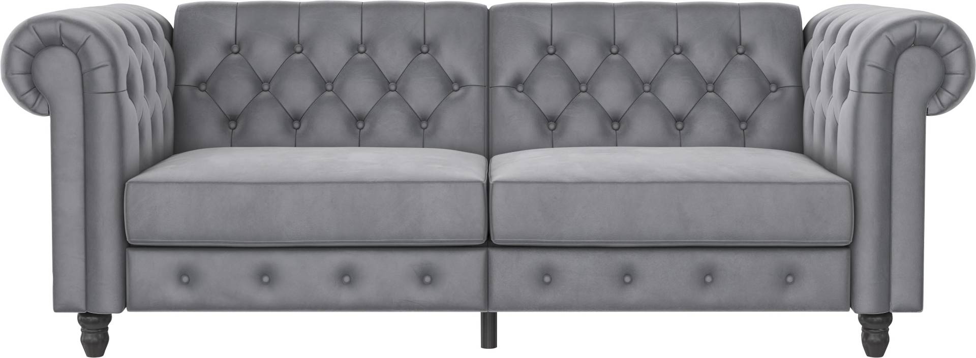 Dorel Home 3-Sitzer »Felix, Schlafsofa 236 cm, (Liegefläche 108x190cm), Rückenlehne«, 3-fach verstellbar, Velours, Kunstleder, Luxus-Microfaser Vintage von Dorel Home