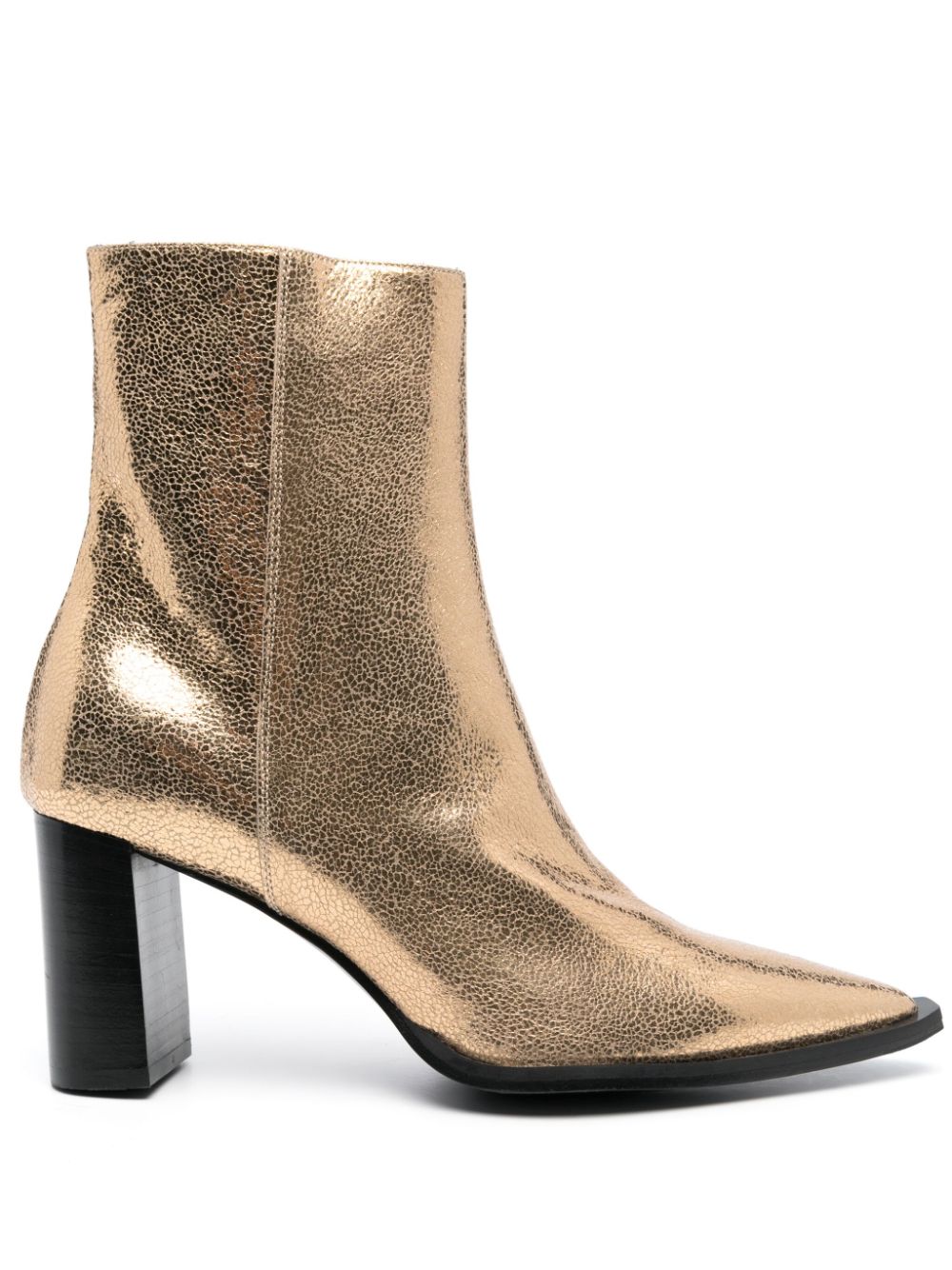 Dorothee Schumacher 70mm metallic-effect leather boots - Gold von Dorothee Schumacher