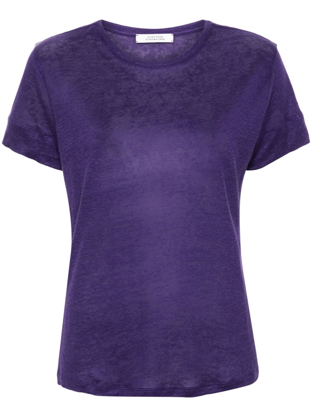 Dorothee Schumacher Natural Ease hemp T-shirt - Purple von Dorothee Schumacher