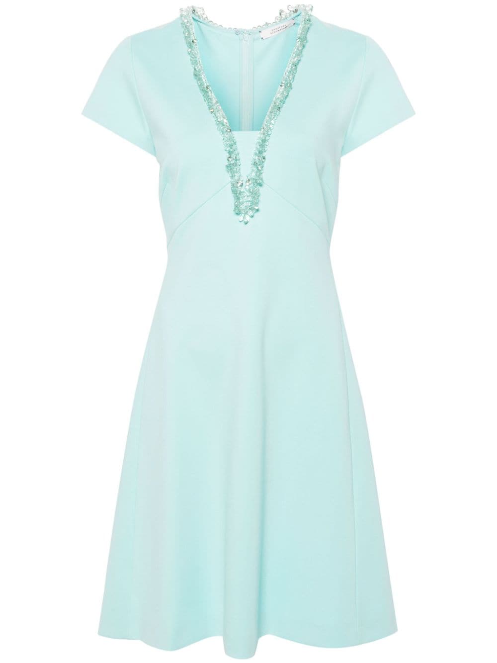 Dorothee Schumacher Punto Milano midi dress - Blue von Dorothee Schumacher