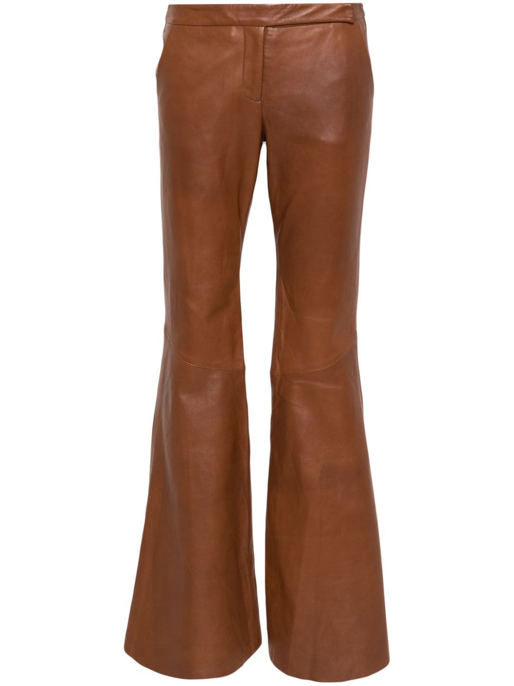 Dorothee Schumacher Sleek Statement leather trousers - Brown von Dorothee Schumacher