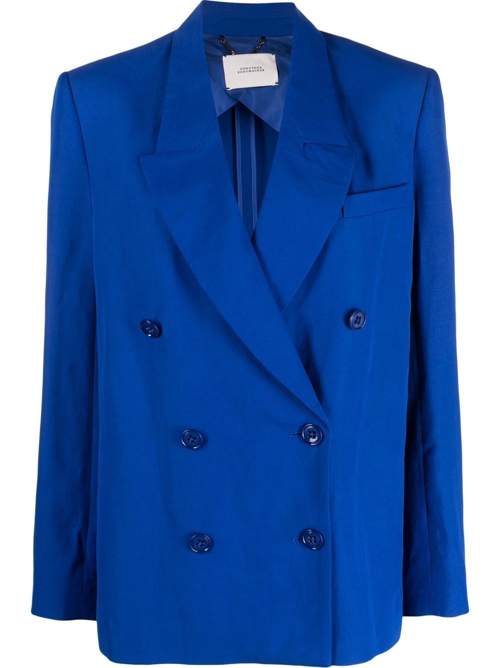 Dorothee Schumacher Summery double-breasted blazer - Blue von Dorothee Schumacher