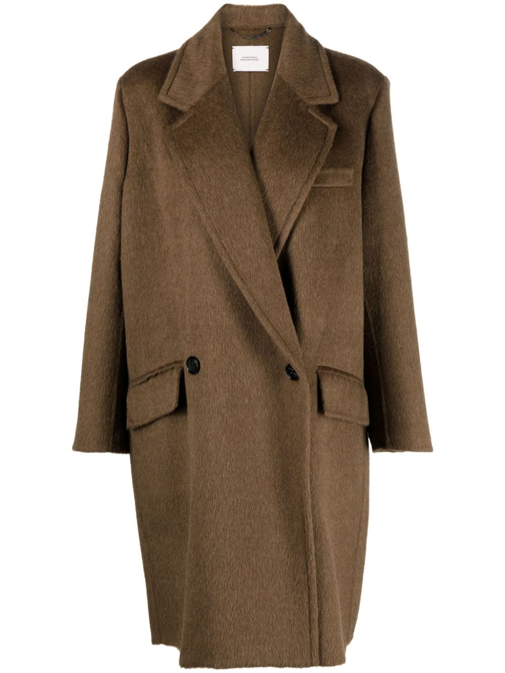 Dorothee Schumacher Urban Attraction brushed coat - Green von Dorothee Schumacher