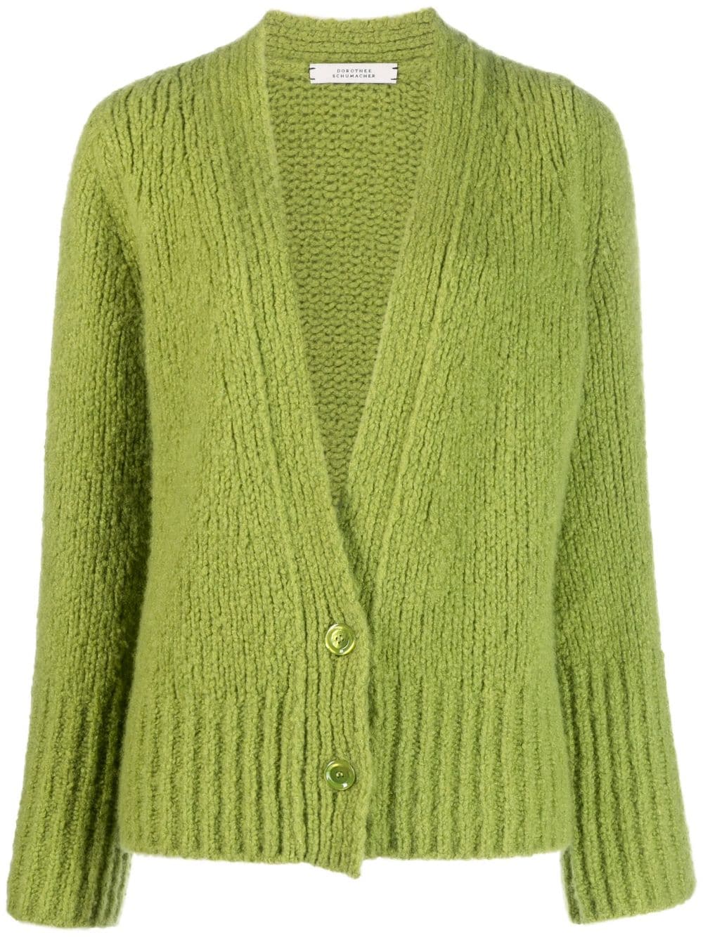 Dorothee Schumacher V-neck soft-knit cardigan - Green von Dorothee Schumacher