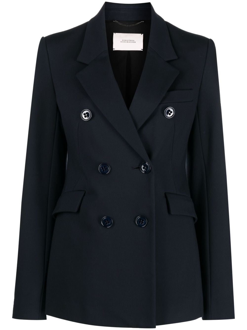 Dorothee Schumacher double-breasted blazer - Blue von Dorothee Schumacher