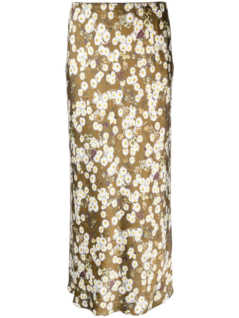 Dorothee Schumacher floral-print midi skirt - Green von Dorothee Schumacher