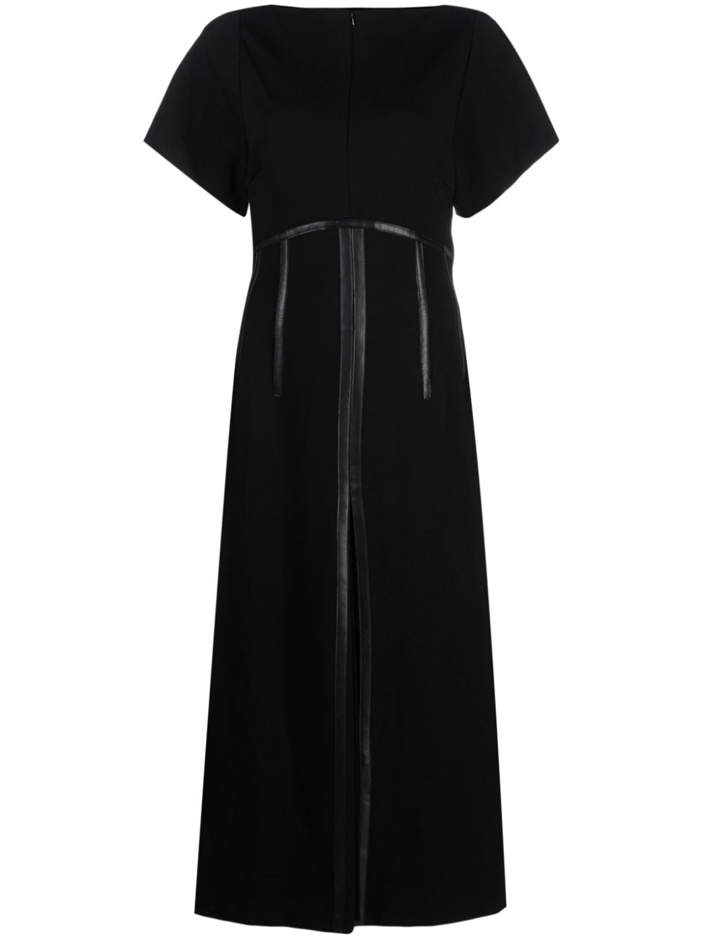 Dorothee Schumacher inverted-pleat long dress - Black von Dorothee Schumacher