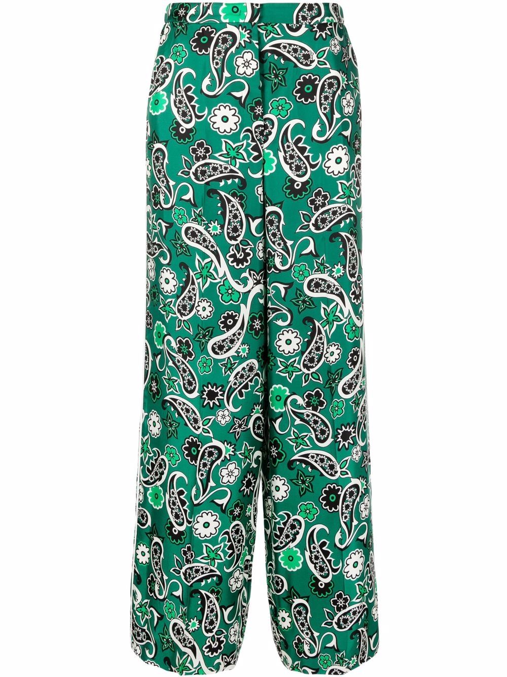 Dorothee Schumacher paisley-print wide-leg trousers - Green von Dorothee Schumacher