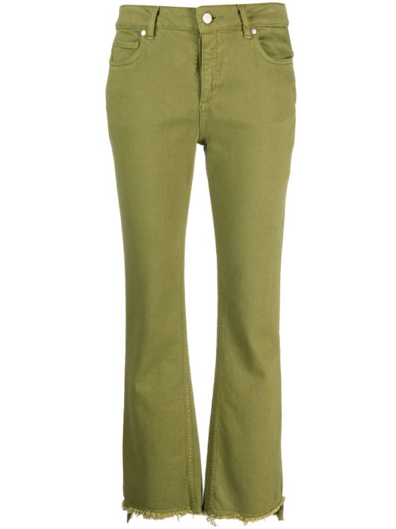 Dorothee Schumacher raw-cut flared jeans - Green von Dorothee Schumacher