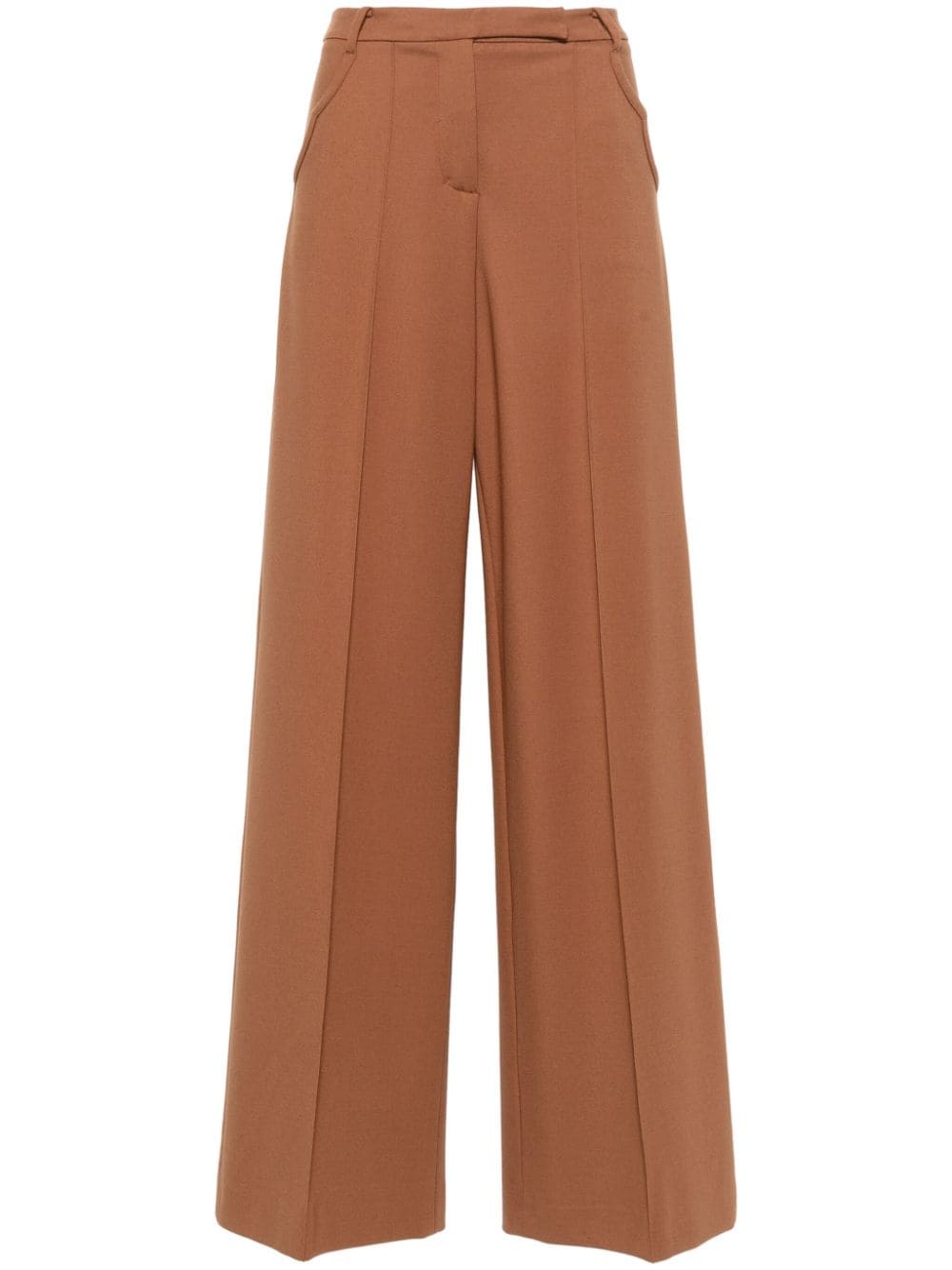 Dorothee Schumacher seam-detail wide-leg trousers - Brown von Dorothee Schumacher