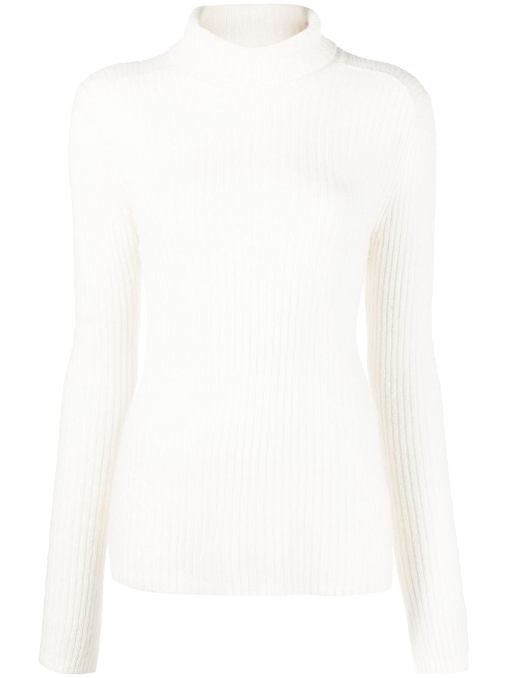 Dorothee Schumacher semi-sheer roll-neck jumper - White von Dorothee Schumacher