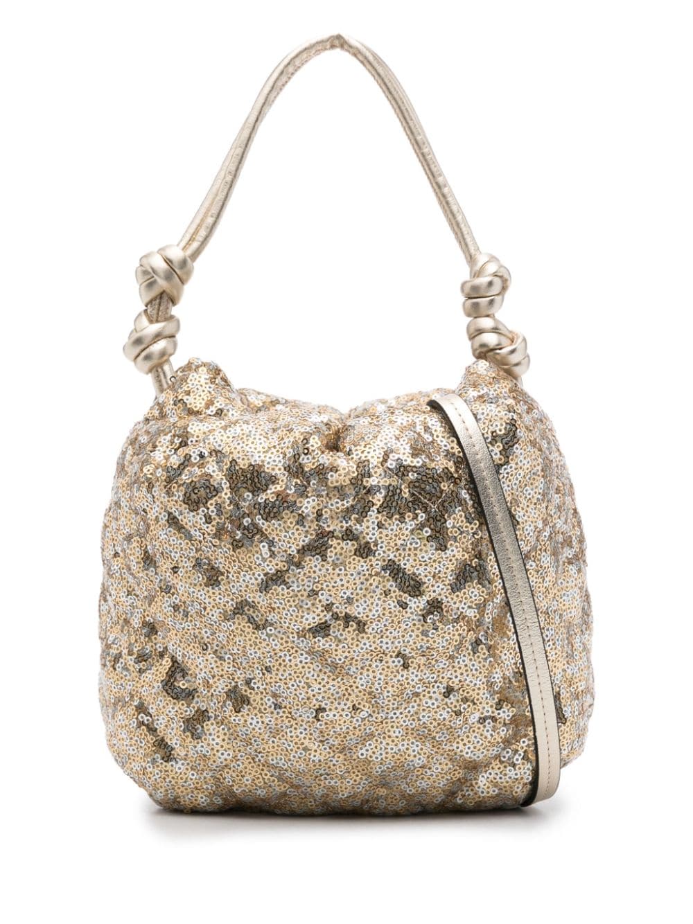 Dorothee Schumacher sequin-embellished cotton tote bag - Gold von Dorothee Schumacher