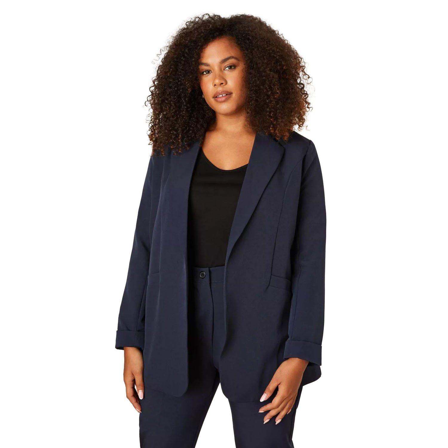 Blazer Umgekrempelter Umschlag Damen Marine 44 von Dorothy Perkins