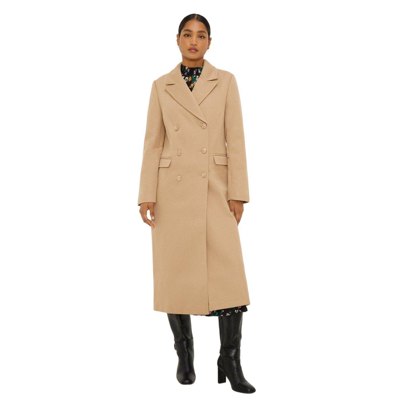 Mantel Zweireihig Damen Camel M von Dorothy Perkins