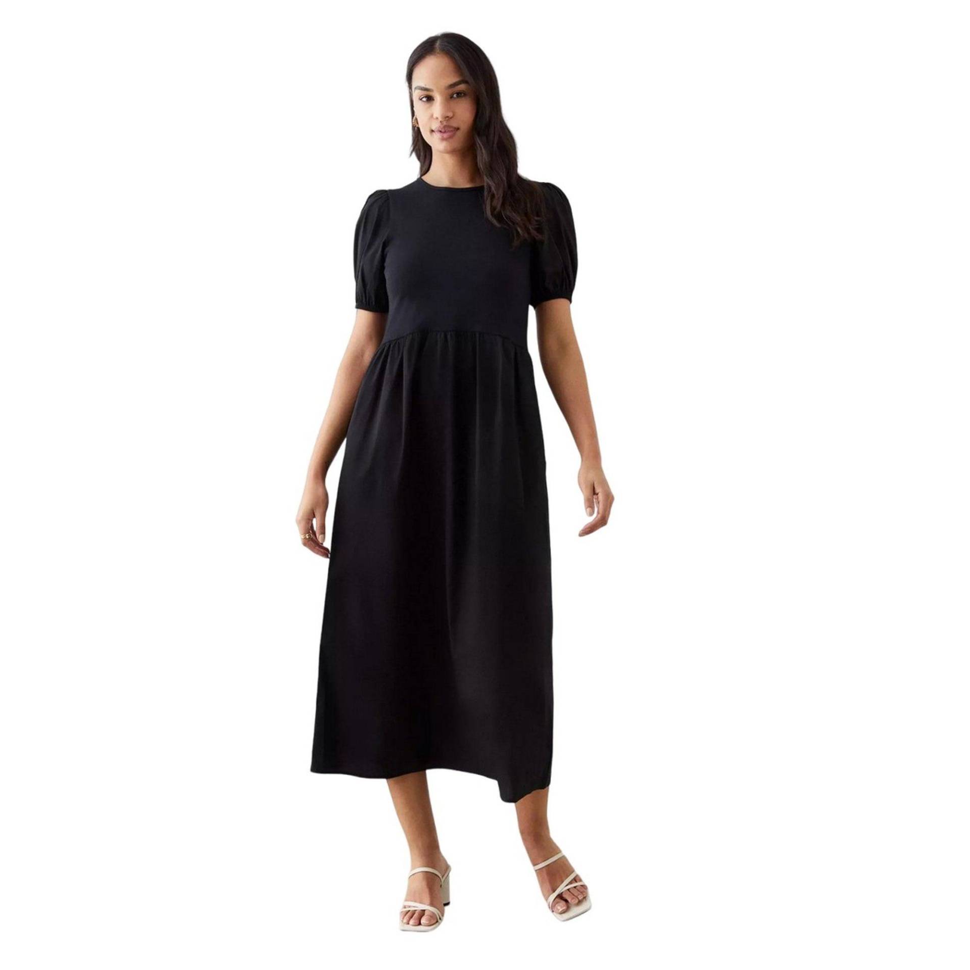 Midikleid Damen Schwarz 38 von Dorothy Perkins