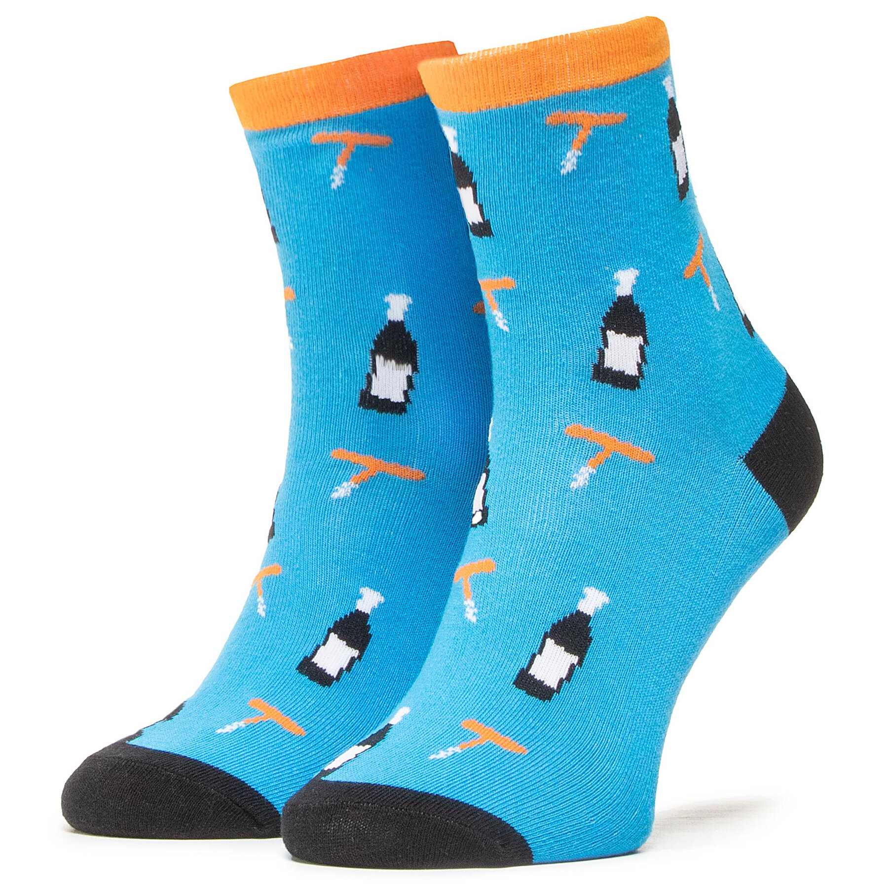 Hohe Unisex-Socken Dots Socks DTS-SX-498-N Blau von Dots Socks