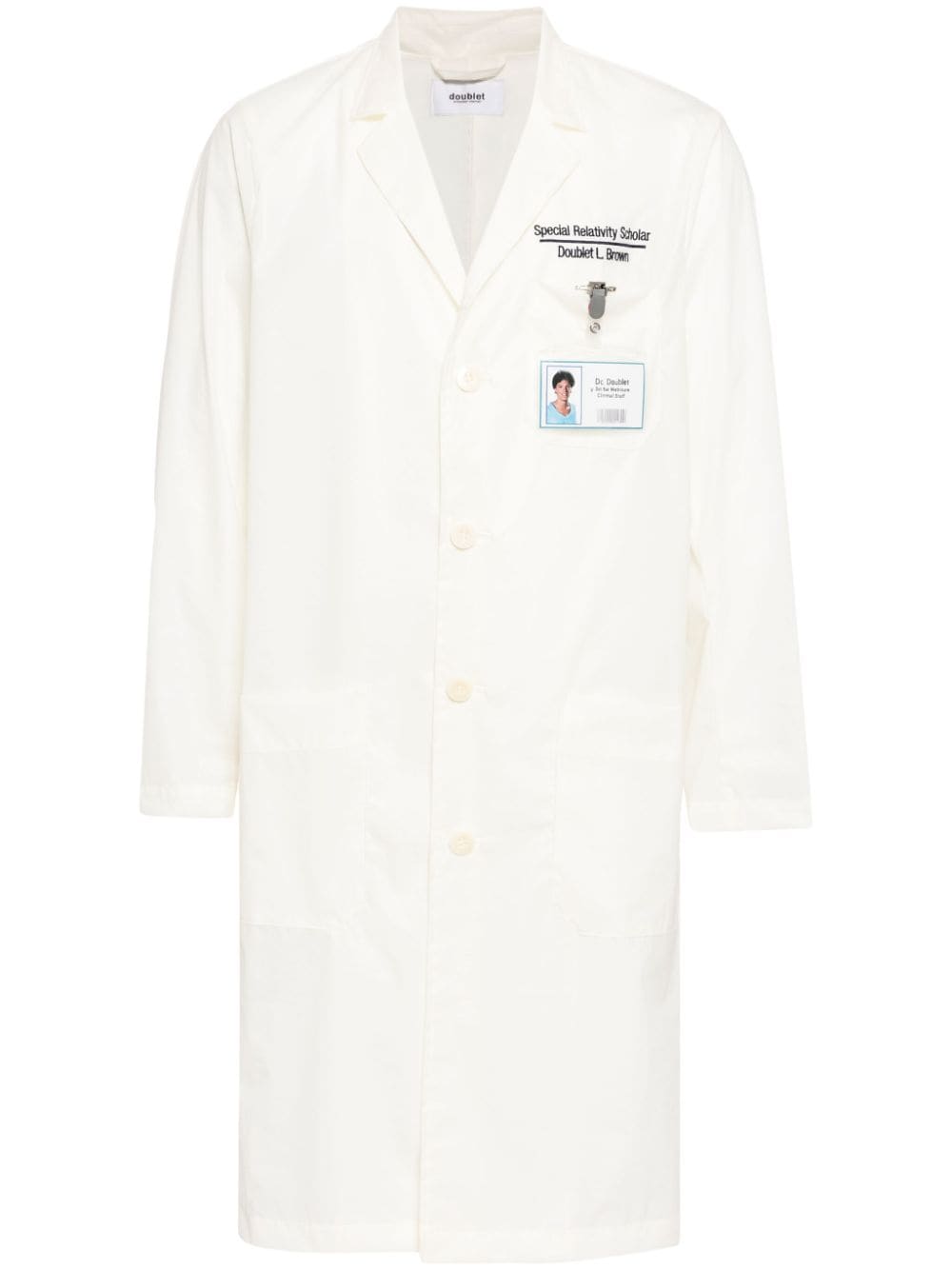 Doublet Dc Doublet single-breasted coat - White von Doublet