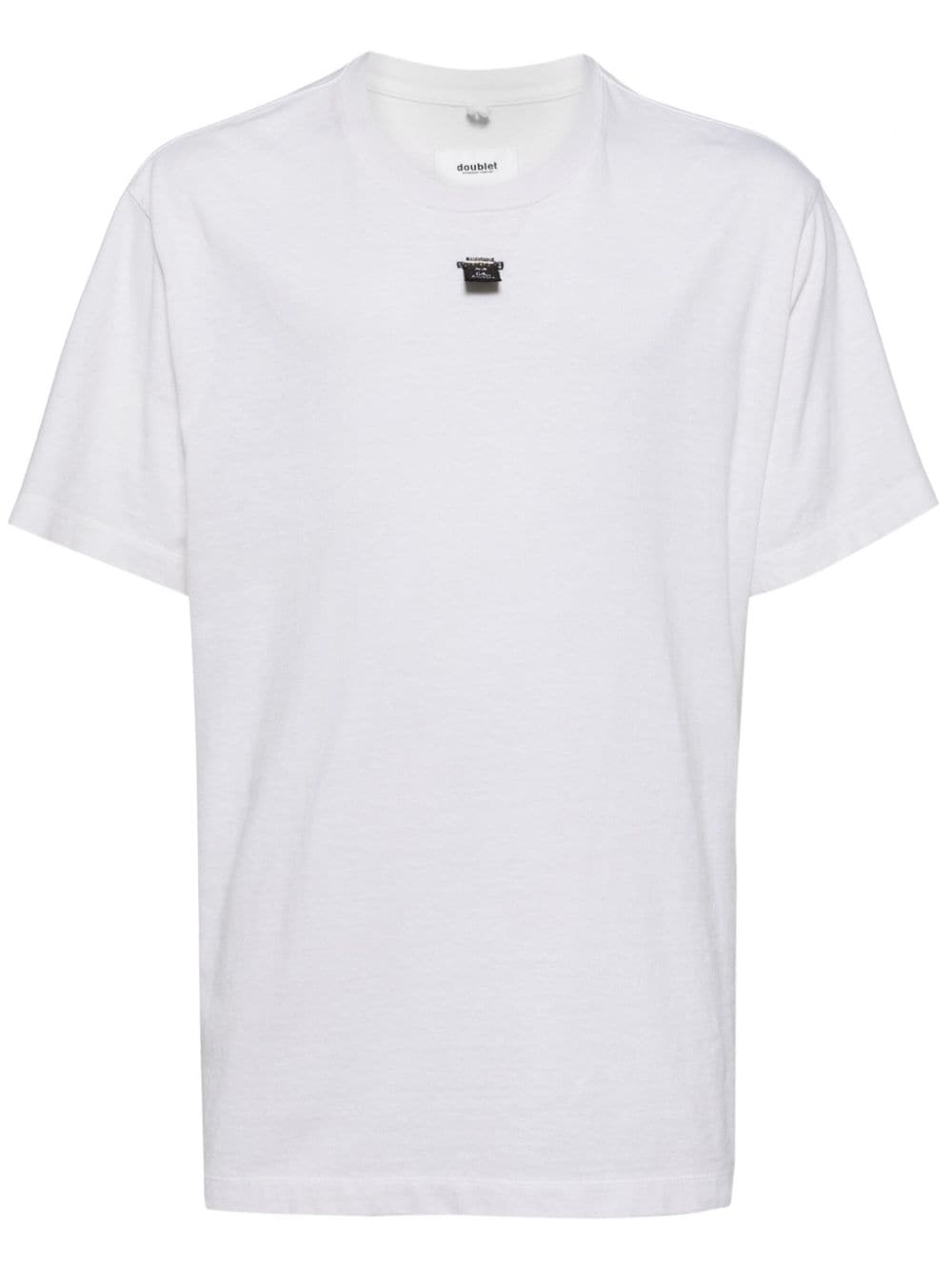Doublet SD Card-appliqué cotton T-shirt - White von Doublet