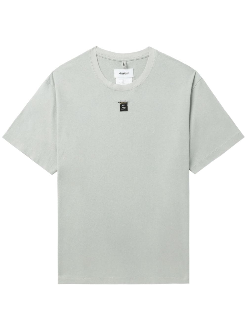 Doublet SD Card cotton T-shirt - Grey von Doublet