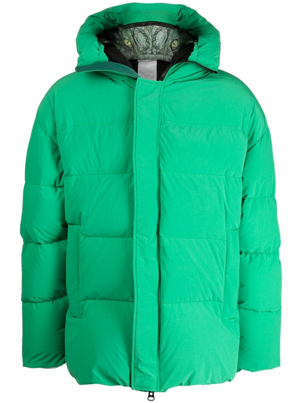 Doublet padded animal motif-hoodie jacket - Green von Doublet